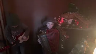Kinder - Weihnachtswünsche mit Ziehharmonika und Gitarre - Ihr Kinderlein kommet