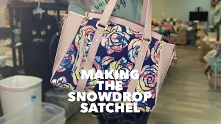 Making the Snowdrop Satchel Bag by Blue Calla Sewing Patterns