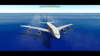 British Airways A380 Ditch on the Ocean( sorry for not uploading)