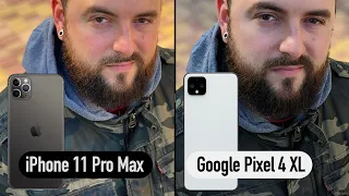 iPhone 11 Pro Max VS Google Pixel 4 XL. Big camera comparison