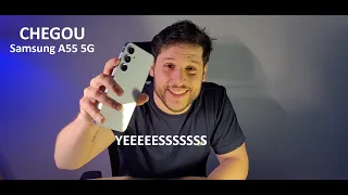 CHEGOU !! Review do Samsung A55 5G em Português