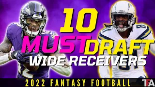 10 Must Draft Fantasy Football Wide Receivers (Middle Rounds)