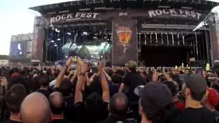Iron Maiden Rockfest 2016 BCN HD Sound Zoom Q4 Camera