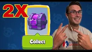 RUSH ROYALE - DOUBLE LEGENDARY CHEST OPENING!!