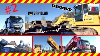 Liebherr LR 636 + CAT 963K, MAN, Mercedes Dump Trucks, Stuttgart 21, PFA 1.3a, 14.01.2022. #2