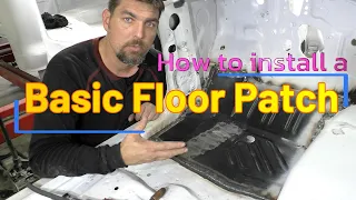 How to install a floor pan patch panel