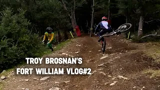 Dante had a HUGEY! Big first day in Fort William... World Champs Vlog#2