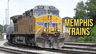 Just Trains: Union Pacific and BNSF Freights in Memphis