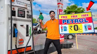 We Opened a Free Petrol Pump😱 | हमने पेट्रोल बिलकुल फ्री में भरा | ₹1,00,000 Spent