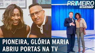 Reveja Glória Maria com Mano Brown e Silvio Santos | Primeiro Impacto (02/02/23)