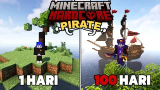 100 Hari Minecraft Hardcore Tapi Jadi Bajak Laut