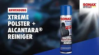 How to use SONAX XTREME Upholstery + Alcantara Cleaner