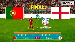 Portugal vs England / Penalty Shootout / UEFA EURO 2024 Final / PES Gameplay PC