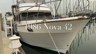 1986 42 Nova Walkthrough HD | California Yacht Sales