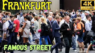 Frankfurt walking tour 2023 | Frankfurt's Famous Shopping Street