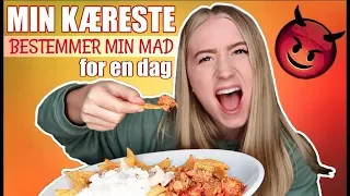 MIN KÆRESTE BESTEMMER MIN MAD FOR EN DAG! Nachos med makrel flødeskum mm?