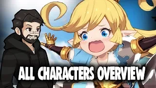 Picking A Character In Granblue | Granblue Fantasy Versus All Characters Overview!