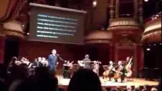 Константин Хабенский читает отрывки "Калигулы" Камю на сцене Victoria Hall в Женеве (часть вторая)