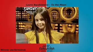 Laura Bączkiewicz - To The Moon | Winners performance Szansa Na Sukces 2022 Junior