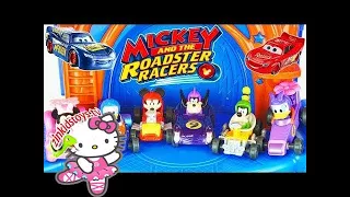 MICKEY AND THE ROADSTER RACERS RACE PJ MASKS HEADQUARTERS DISNEY CARS 3 RECK RACE JUMP SHOWDOWN TOYS