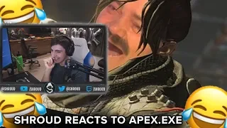 SHROUD REACTS TO APEX.EXE | APEX LEGENDS