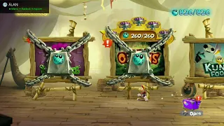 Rayman Legends glitch | entering unused room and dying in main gallery (Nintendo Switch)