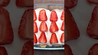 Клубничный ТОРТ 🍓🍰 за 10 минут! DELICIOUS CAKE without baking! Рецепт в описании.