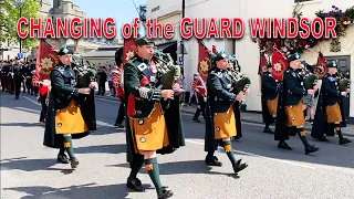 WINDSOR CASTLE GUARD 12 Coy. Irish Guards Pipes & Drums | 27th May 2023