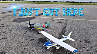 Flying the Eflite UMX Cessna and the FMS ZERO! (LIVE) I Fly RC Planes and Jets.