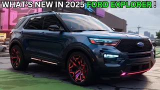 The 2025 Ford Explorer is Coming : Unveiling Performance and Style