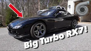 450WHP BIG TURBO FD RX7 SOUNDS AMAZING! PERFECT STREET SET UP!