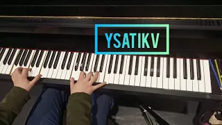 Руки вверх. Он тебя целует piano cover #ysatikv #pianocover