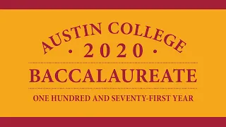 2020 Austin College Virtual Baccalaureate