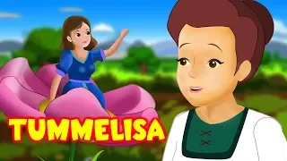 Tummelisa - Sagor för barn - Tecknat på Svenska - Thumbelina in Swedish