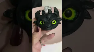 Создание дракона Беззубика в смешанной технике