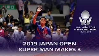 XUper man at the Triple | 2019 ITTF World Tour Japan Open