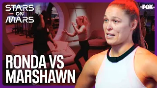 Ronda Rousey & Marshawn Lynch Fight For Base Commander Position | Stars On Mars