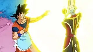 Goku brings the explosive bomb to Whis_ place_ Goku and Vegeta change the bed sheets for Beerus!