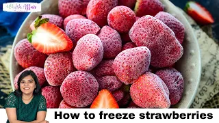 How to freeze strawberries