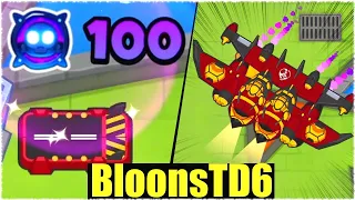 WIE STARK IST DER LVL 100 FLIEGER PARAGON? - Bloons TD6 [Deutsch/German]