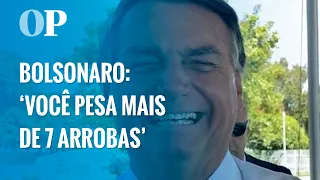 Bolsonaro pergunta se apoiador negro pesa 'mais de sete arrobas'