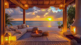 Tropical Escape Spirit Bossa Nova - Instrumental Music & Gentle Sound Of Ocean Waves Seaside Cafe