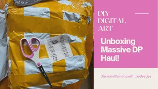 Diy Digital Art: Unboxing Massive Diamond Painting Haul!!