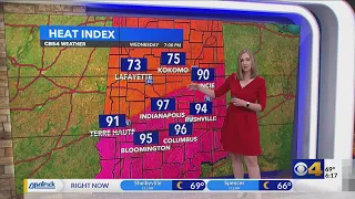 Breezy, hot and humid today before storms arrive late