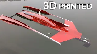 [CC]How I Made a 3D Printed 80 MPH RC boat mantaray [making story]