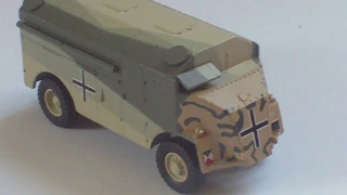 REVIEW OXFORD DIECAST MILITARY 1/76 76DOR004 DORCHESTER ACV MAX ROMMELL,GERMANY 1941