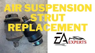 Mercedes E350 / How to remove air spring & cause of failure
