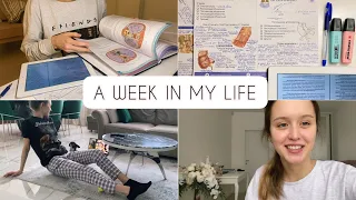 Неделя из жизни студента медика #2 | готовлюсь к экзаменам | week in the life vlog