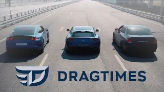 DT Test Drive - Ferrari GTC4Lusso vs. Mercedes E63S AMG and Porsche Panamera Turbo