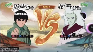 Naruto Shippuden Ninja Storm 4 : Guy Sensai vs Madara (CPU vs CPU)